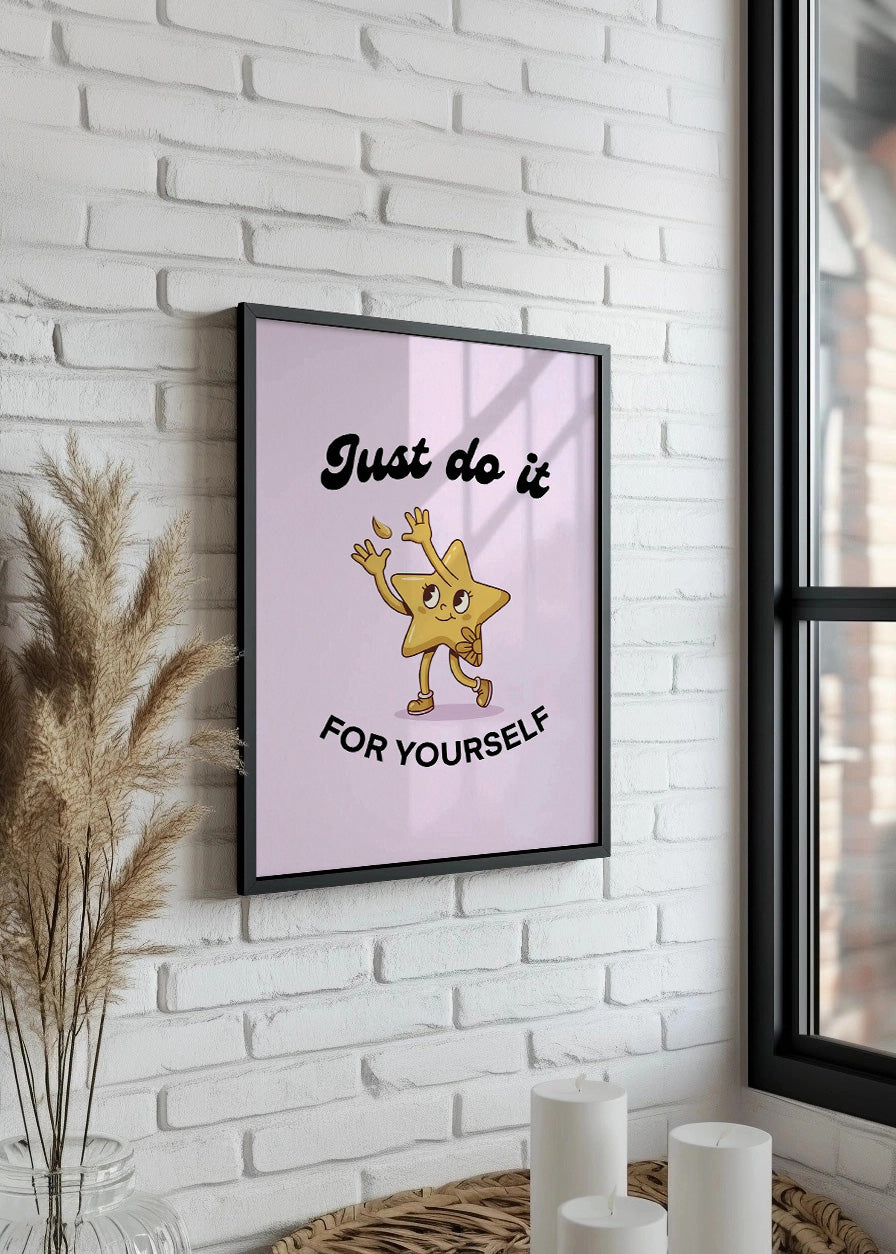 Cuadro Just do it for yourself