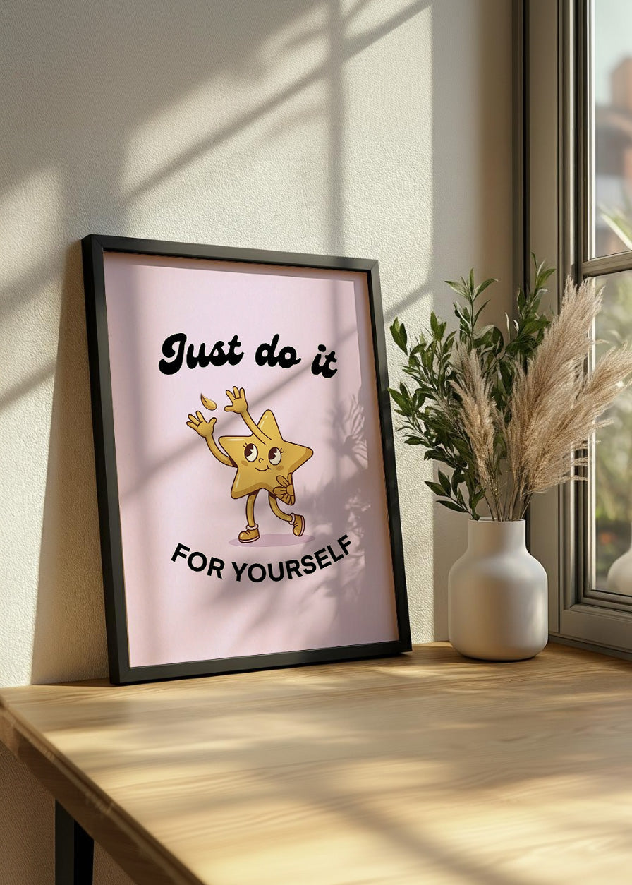 Cuadro Just do it for yourself