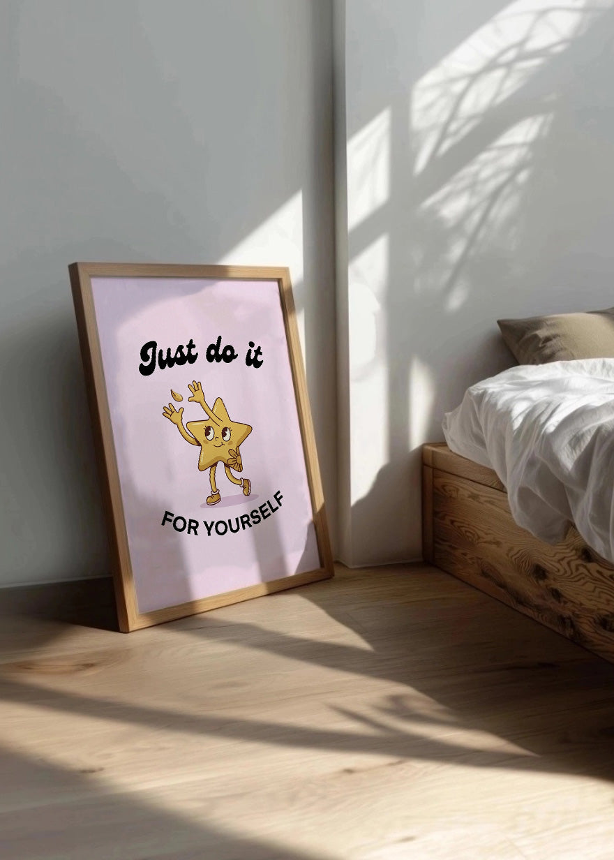 Cuadro Just do it for yourself