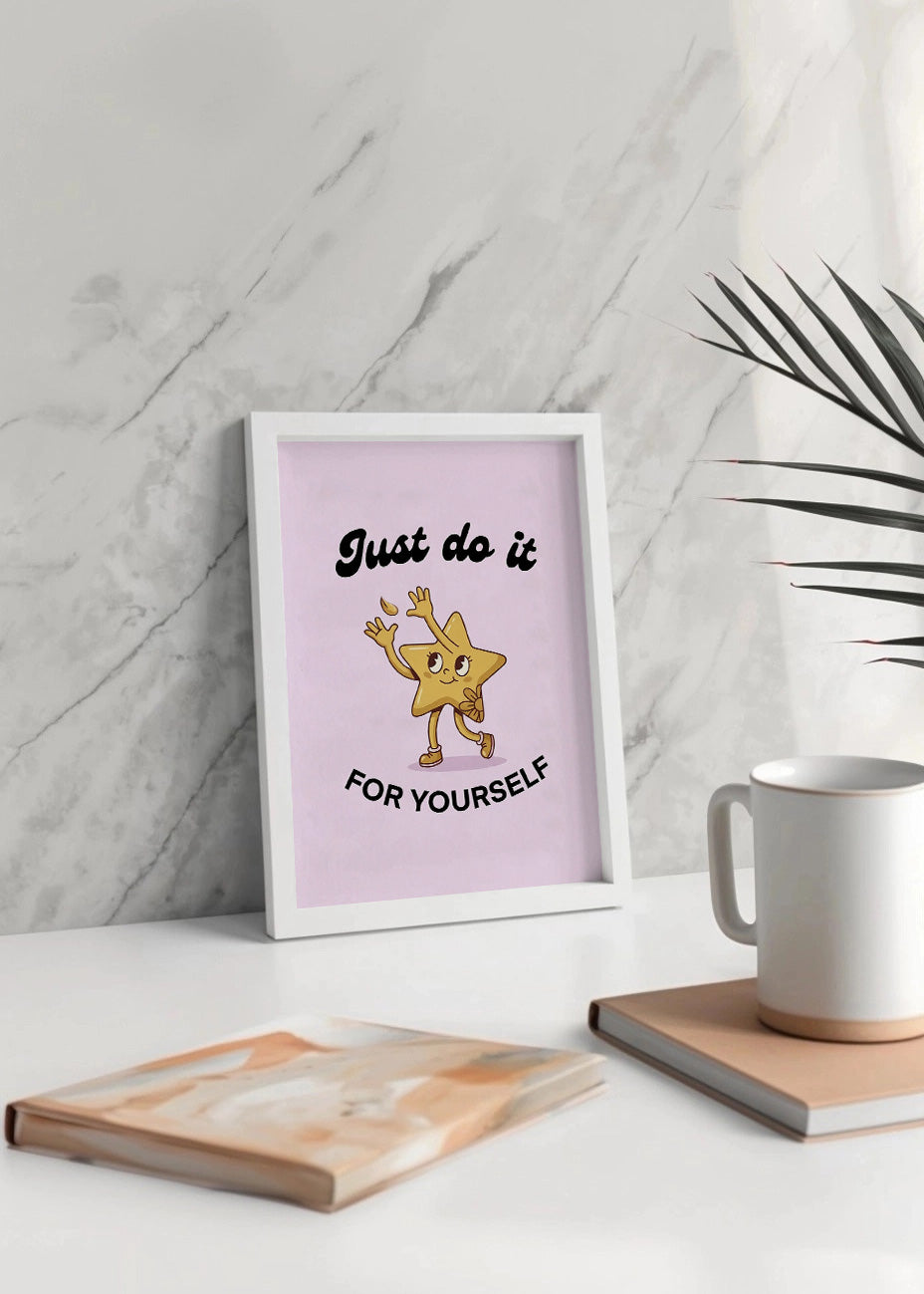 Cuadro Just do it for yourself