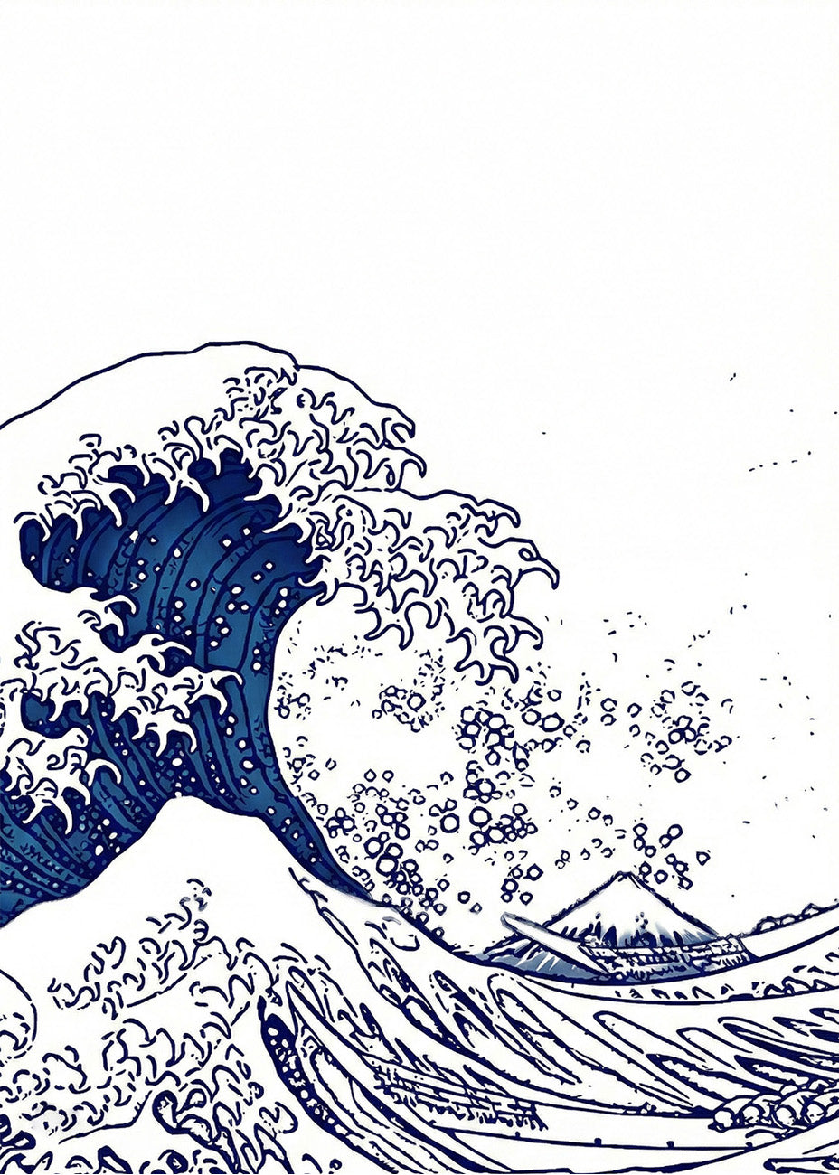 Cuadro Kanagawa estético