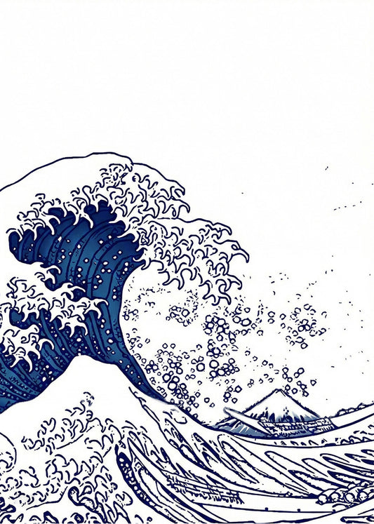Cuadro Kanagawa estético