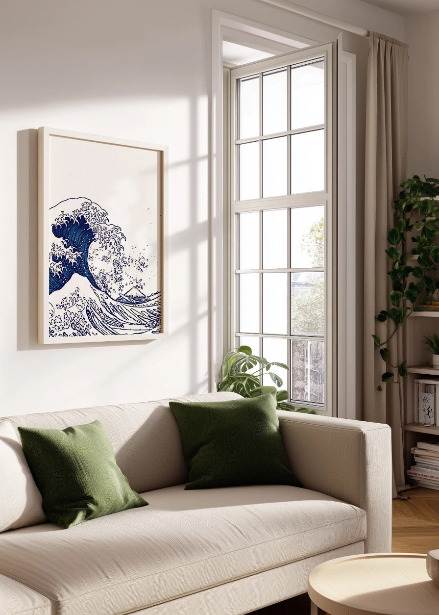 Cuadro Kanagawa estético