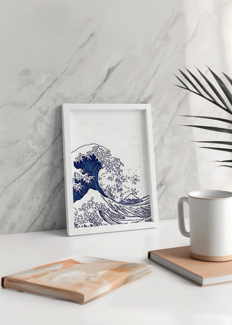 Cuadro Kanagawa estético