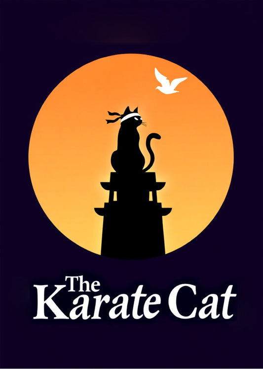 Cuadro Karate Cat