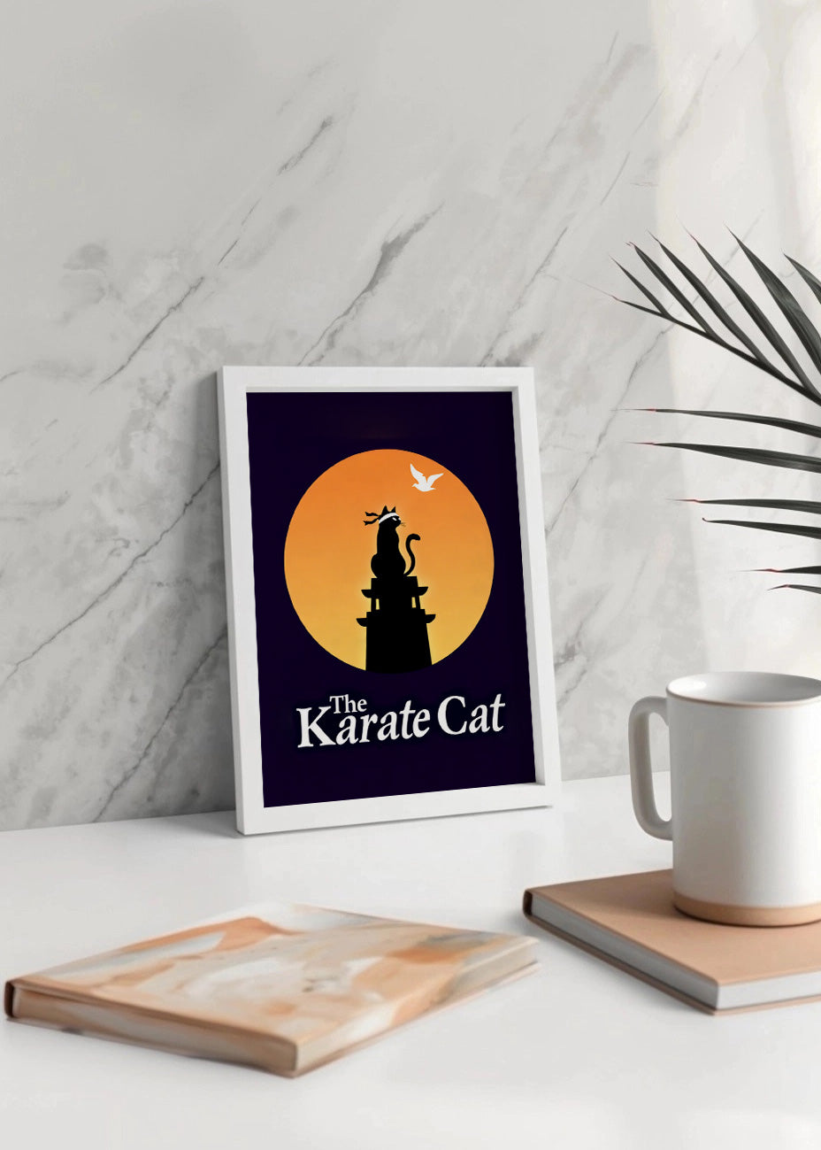 Cuadro Karate Cat