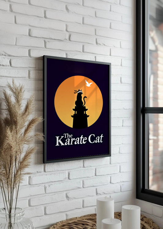 Cuadro Karate Cat