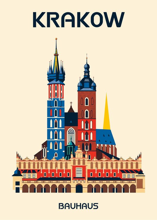 Cuadro Krakow Poster Bauhaus