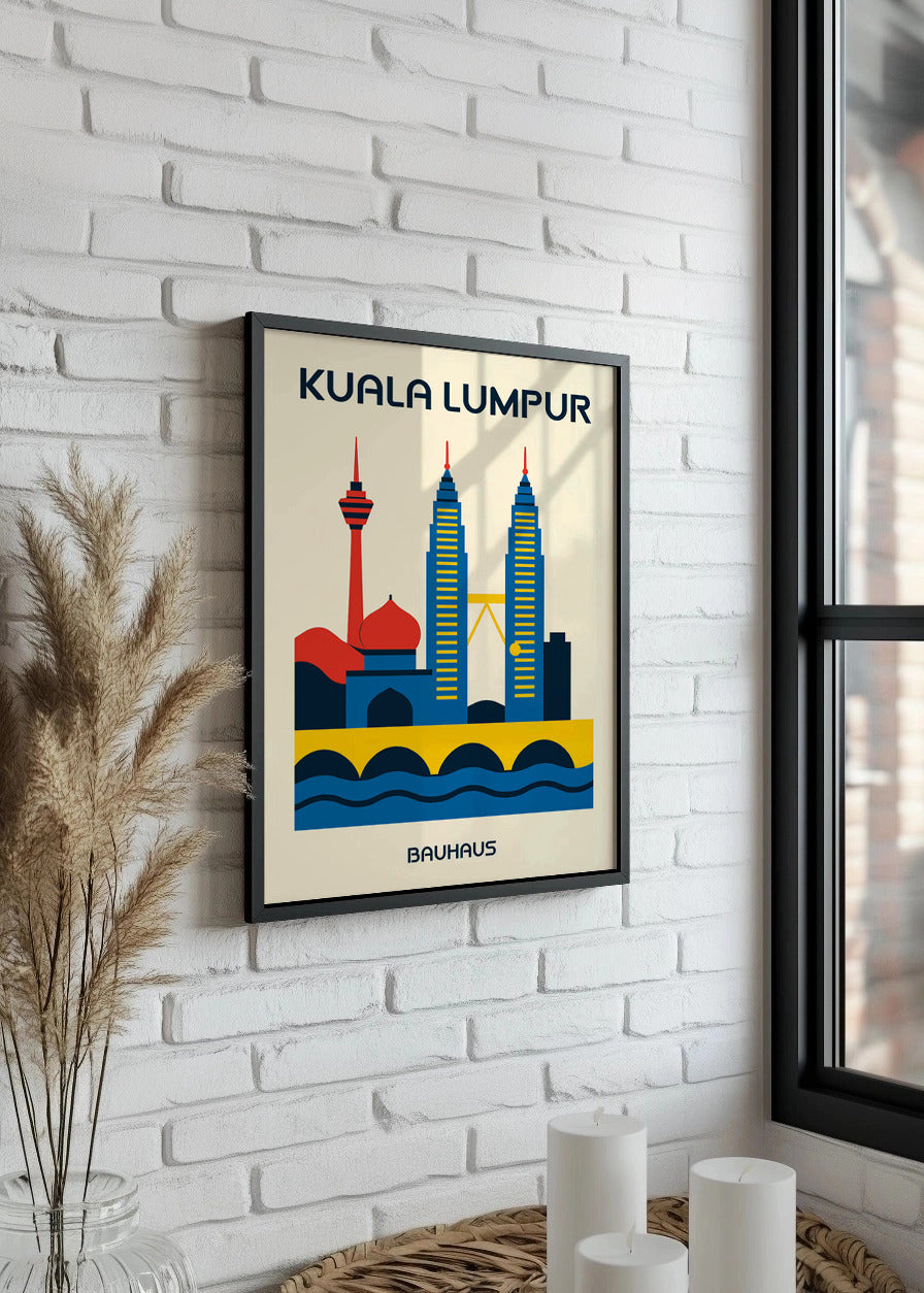 Cuadro Kuala Lumpur Poster Bauhaus