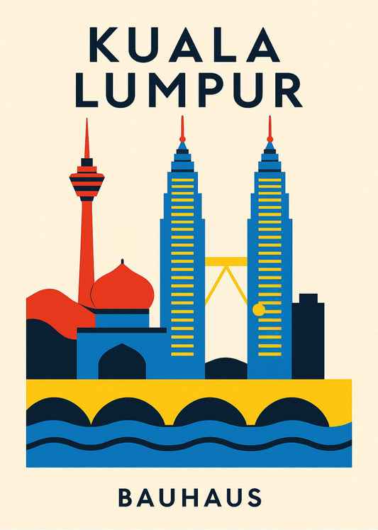 Cuadro Kuala Lumpur Poster Bauhaus