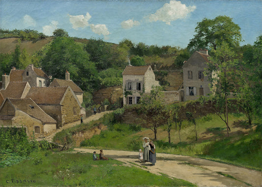 Cuadro ​L'Hermitage en Pontoise (Pissarro)