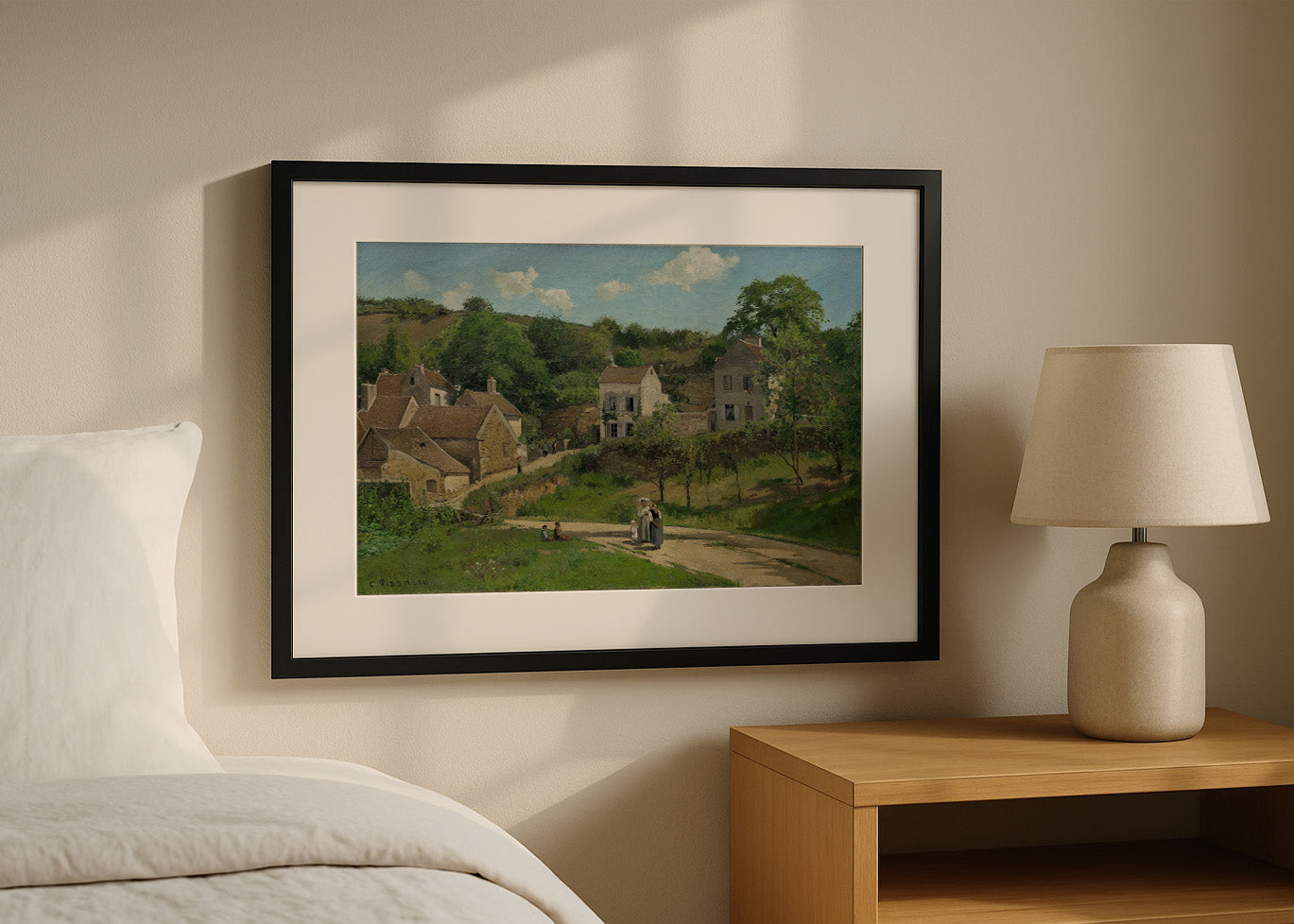 Cuadro ​L'Hermitage en Pontoise (Pissarro)