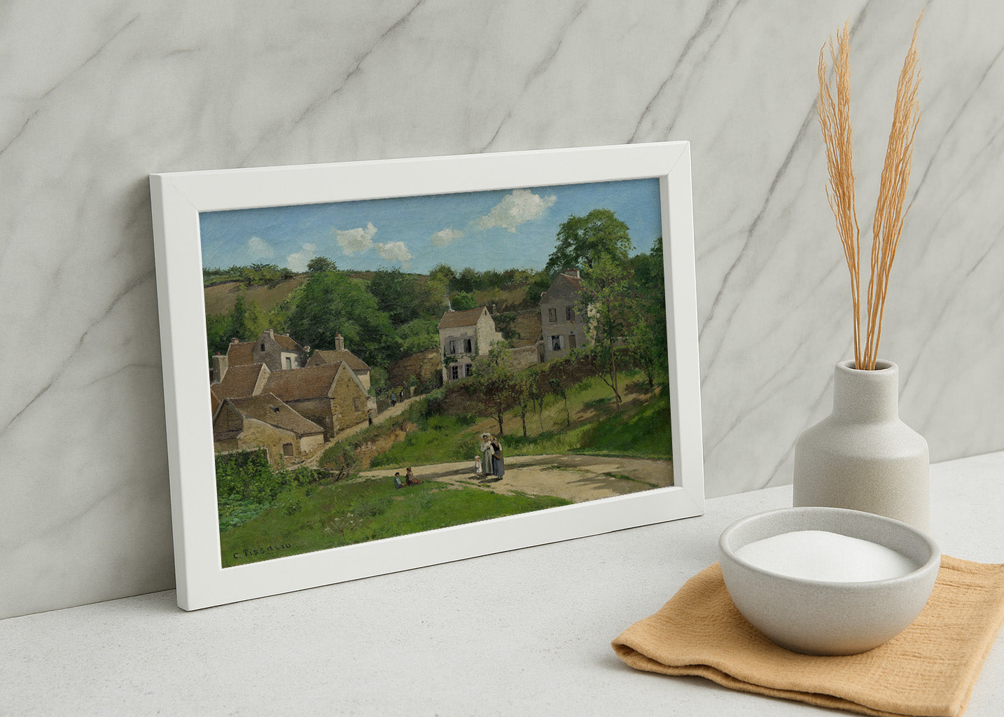 Cuadro ​L'Hermitage en Pontoise (Pissarro)
