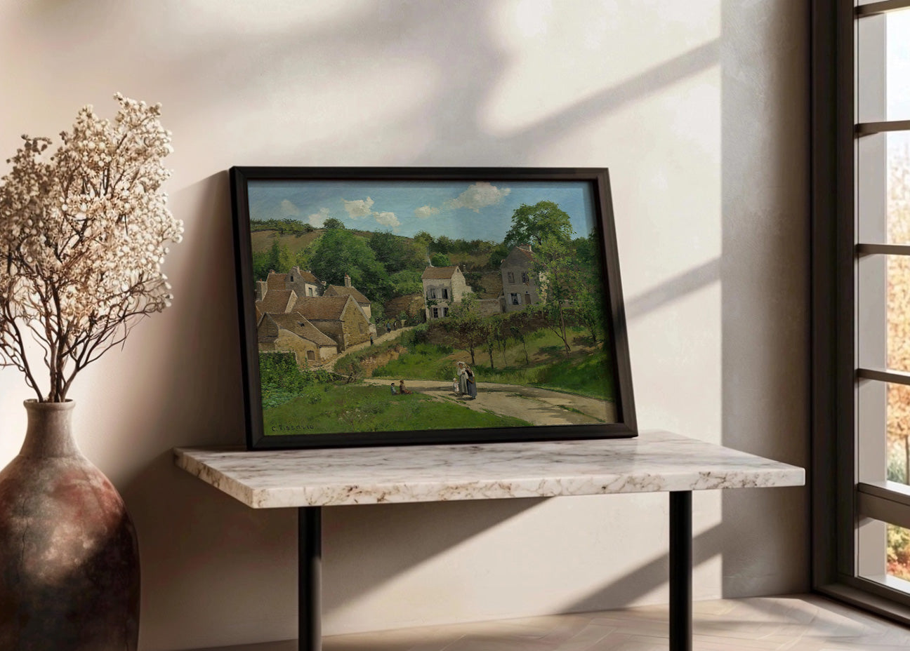 Cuadro ​L'Hermitage en Pontoise (Pissarro)