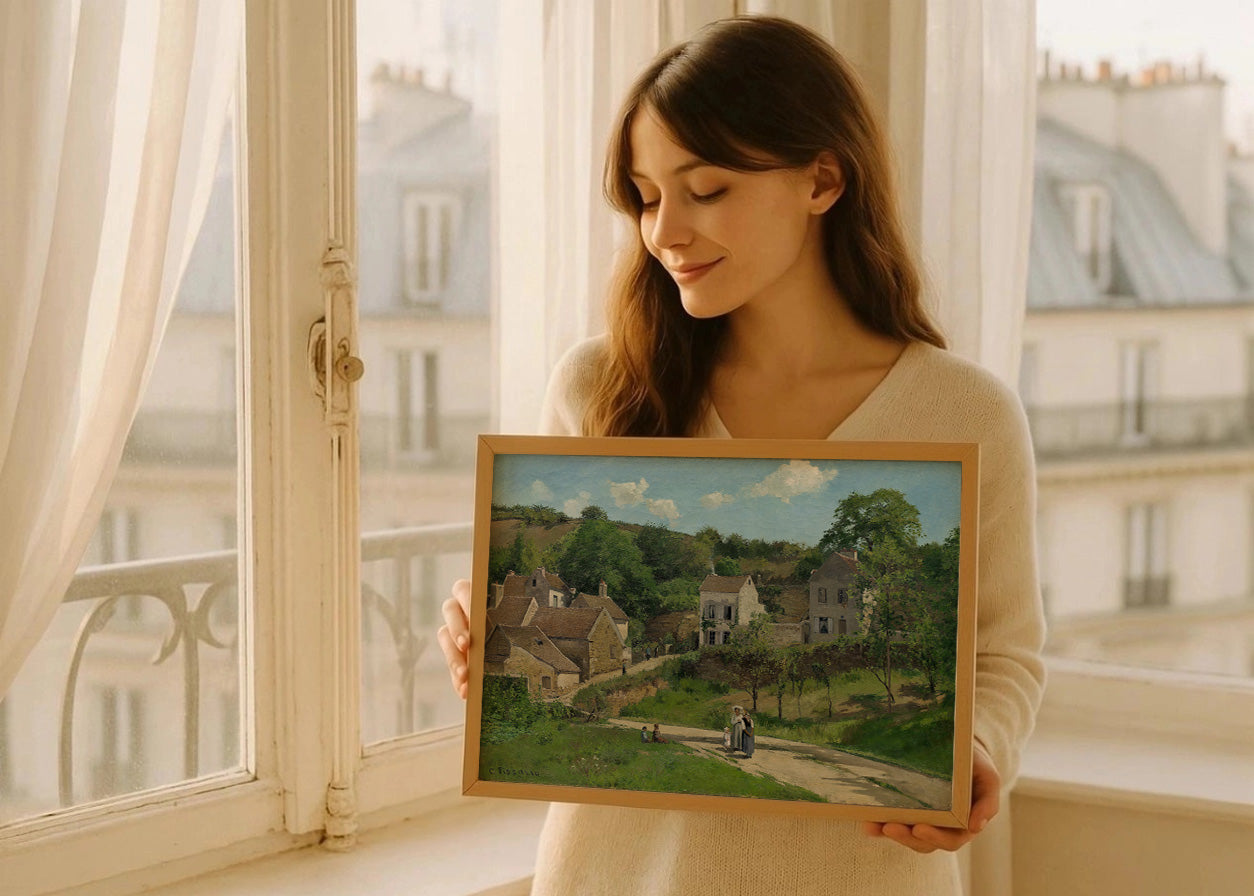 Cuadro ​L'Hermitage en Pontoise (Pissarro)