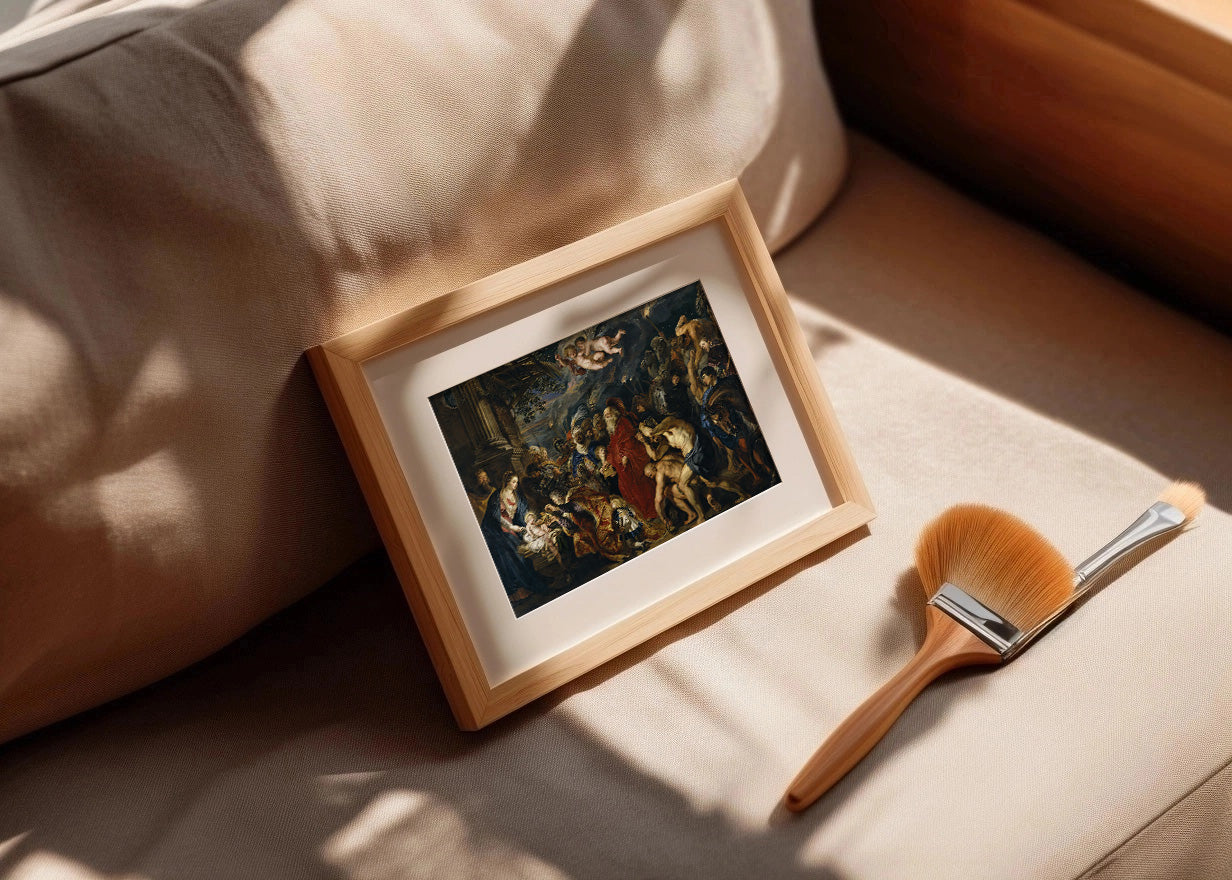 Cuadro ​La Adoración de los Reyes Magos (Rubens)