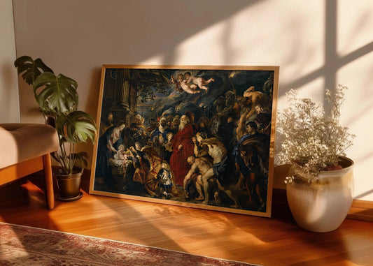 Cuadro ​La Adoración de los Reyes Magos (Rubens)
