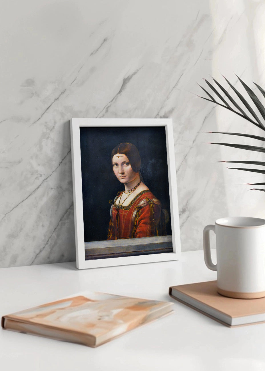 Cuadro ​La Belle Ferronnière (Leonardo Da Vinci)