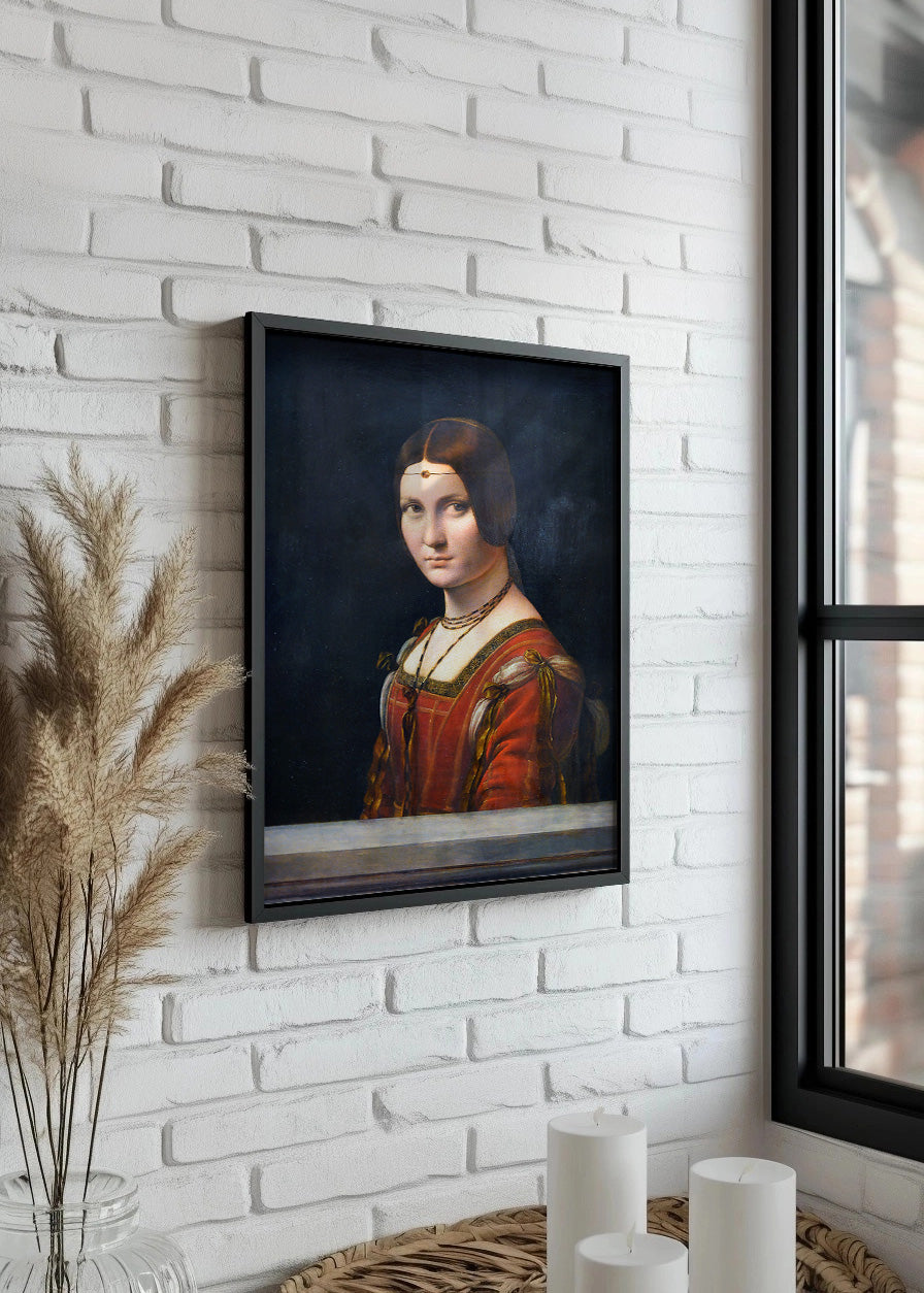 Cuadro ​La Belle Ferronnière (Leonardo Da Vinci)