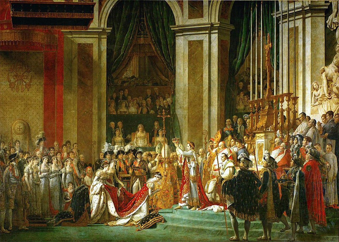 Cuadro ​La Coronacion Napoleon (Jacques-Louis David)