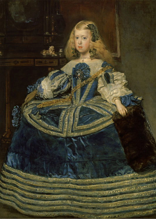 Cuadro ​La Infanta Margarita en azul (Diego Velázquez)