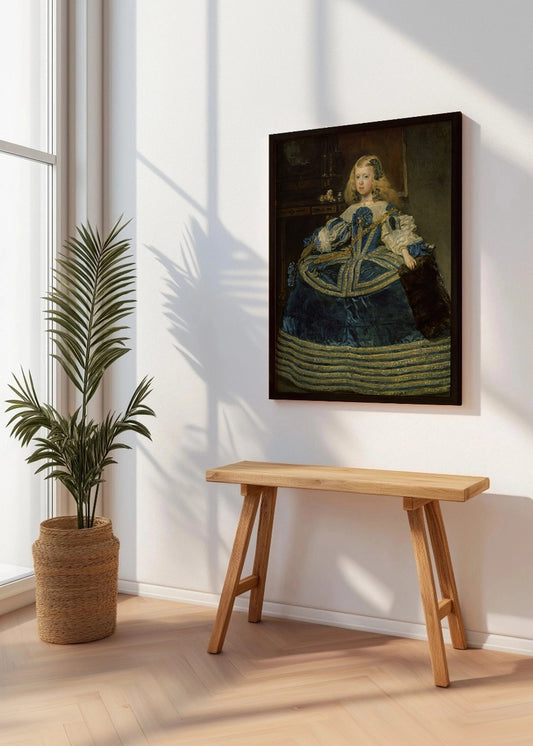 Cuadro ​La Infanta Margarita en azul (Diego Velázquez)