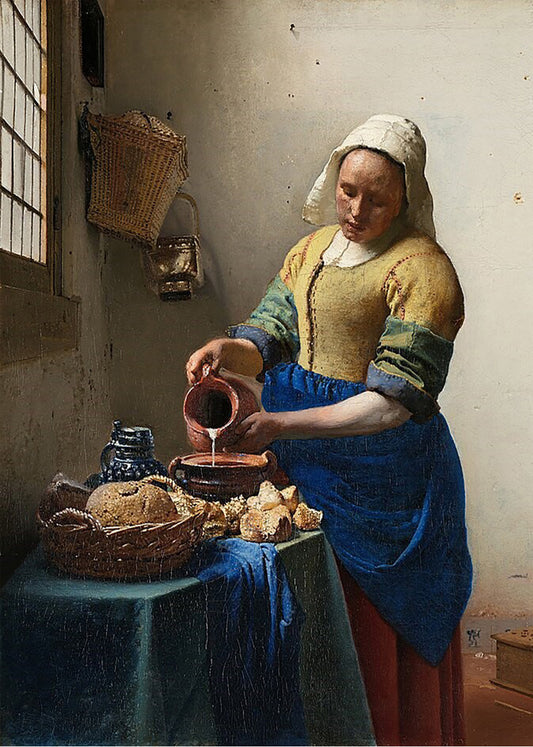 Cuadro ​La Lechera (Johannes Vermeer)