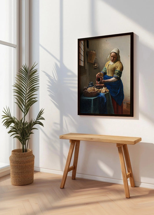 Cuadro ​La Lechera (Johannes Vermeer)