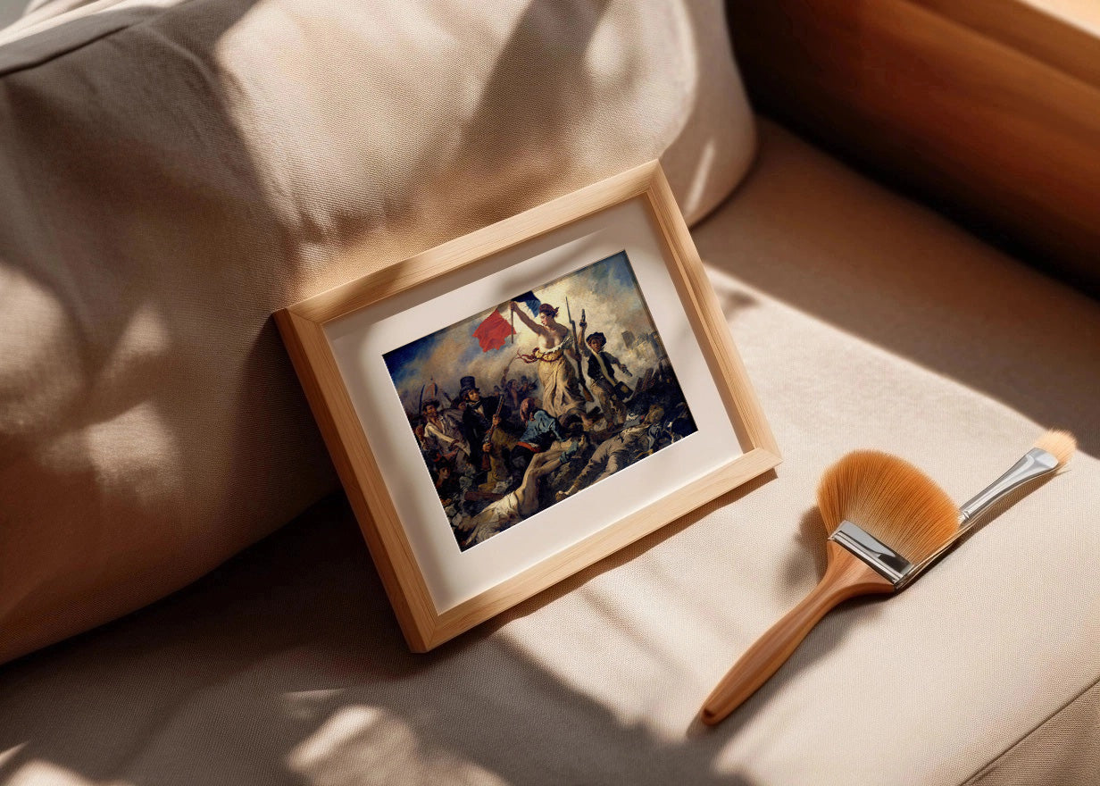 Cuadro ​La Libertad guiando al pueblo (Eugène Delacroix)