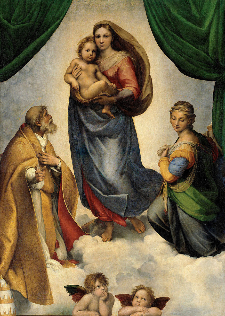 Cuadro ​La Madonna Sixtina (Rafael Sanzio)