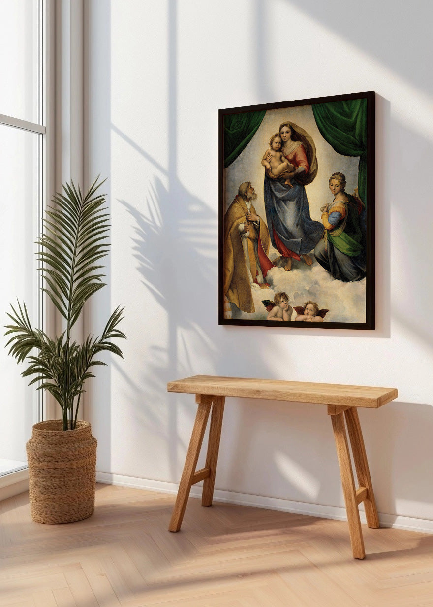 Cuadro ​La Madonna Sixtina (Rafael Sanzio)