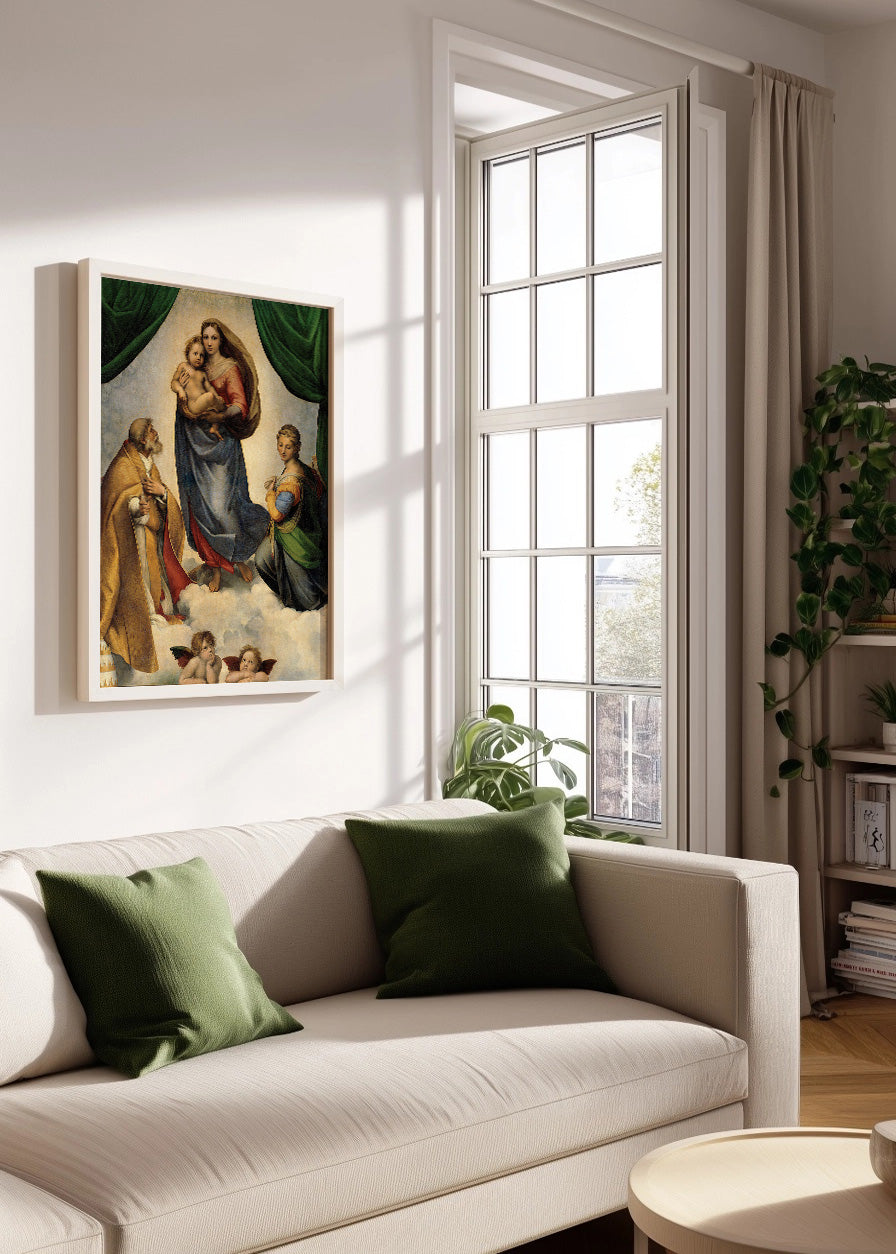 Cuadro ​La Madonna Sixtina (Rafael Sanzio)