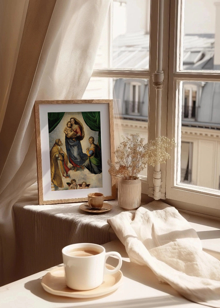 Cuadro ​La Madonna Sixtina (Rafael Sanzio)