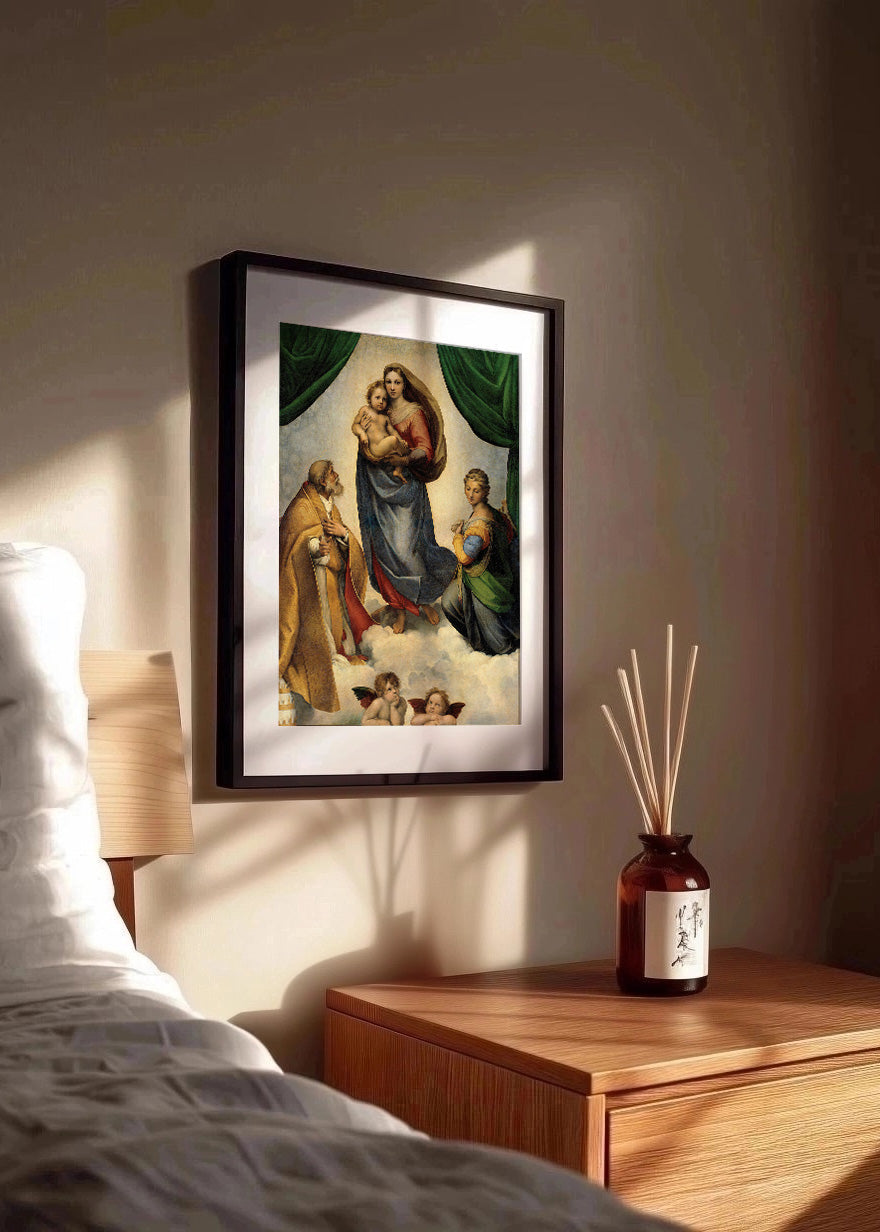 Cuadro ​La Madonna Sixtina (Rafael Sanzio)
