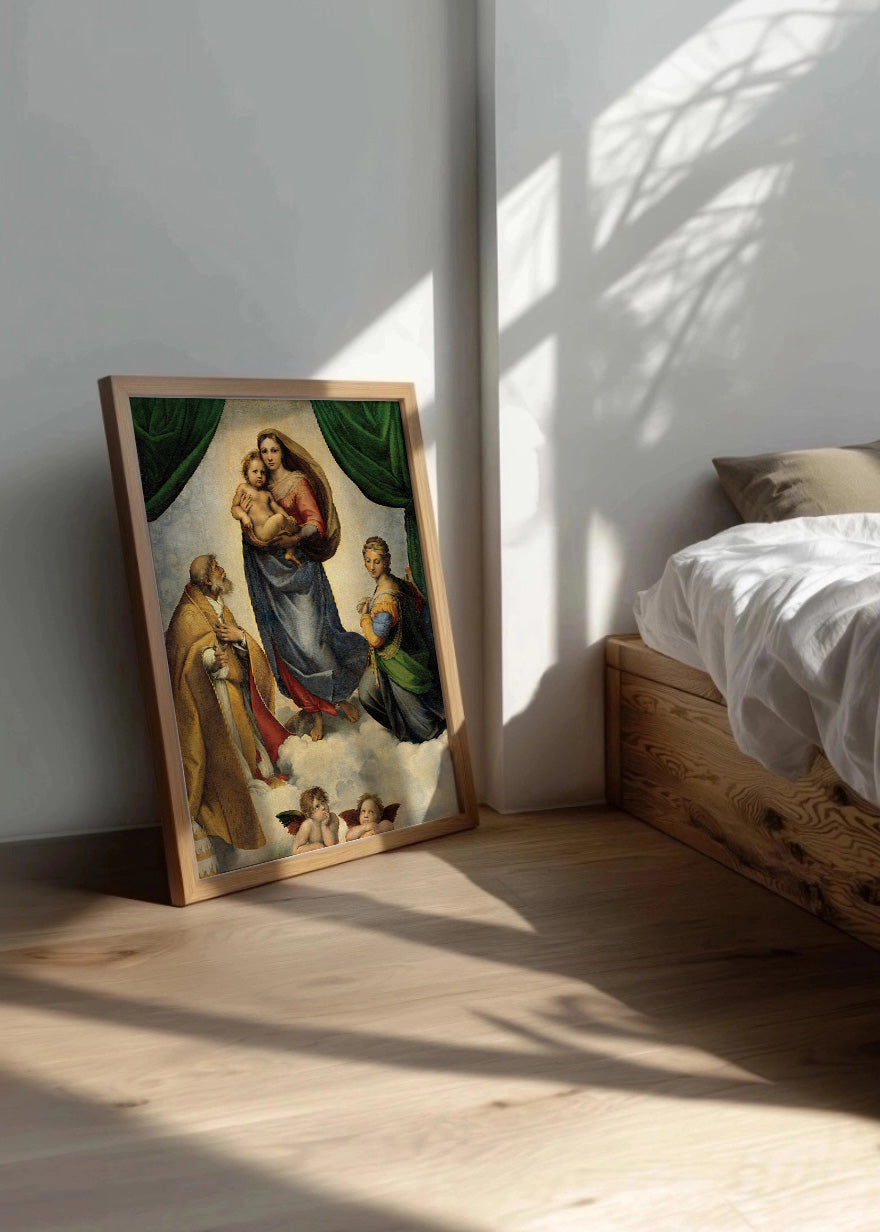 Cuadro ​La Madonna Sixtina (Rafael Sanzio)