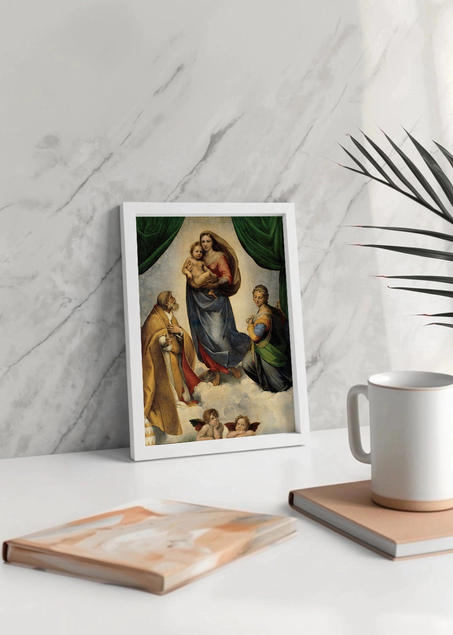 Cuadro ​La Madonna Sixtina (Rafael Sanzio)