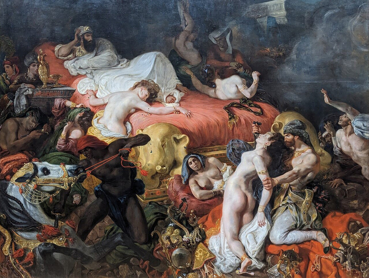 Cuadro de ​La Muerte de Sardanápalo (Eugene Delacroix) - Fine Artic