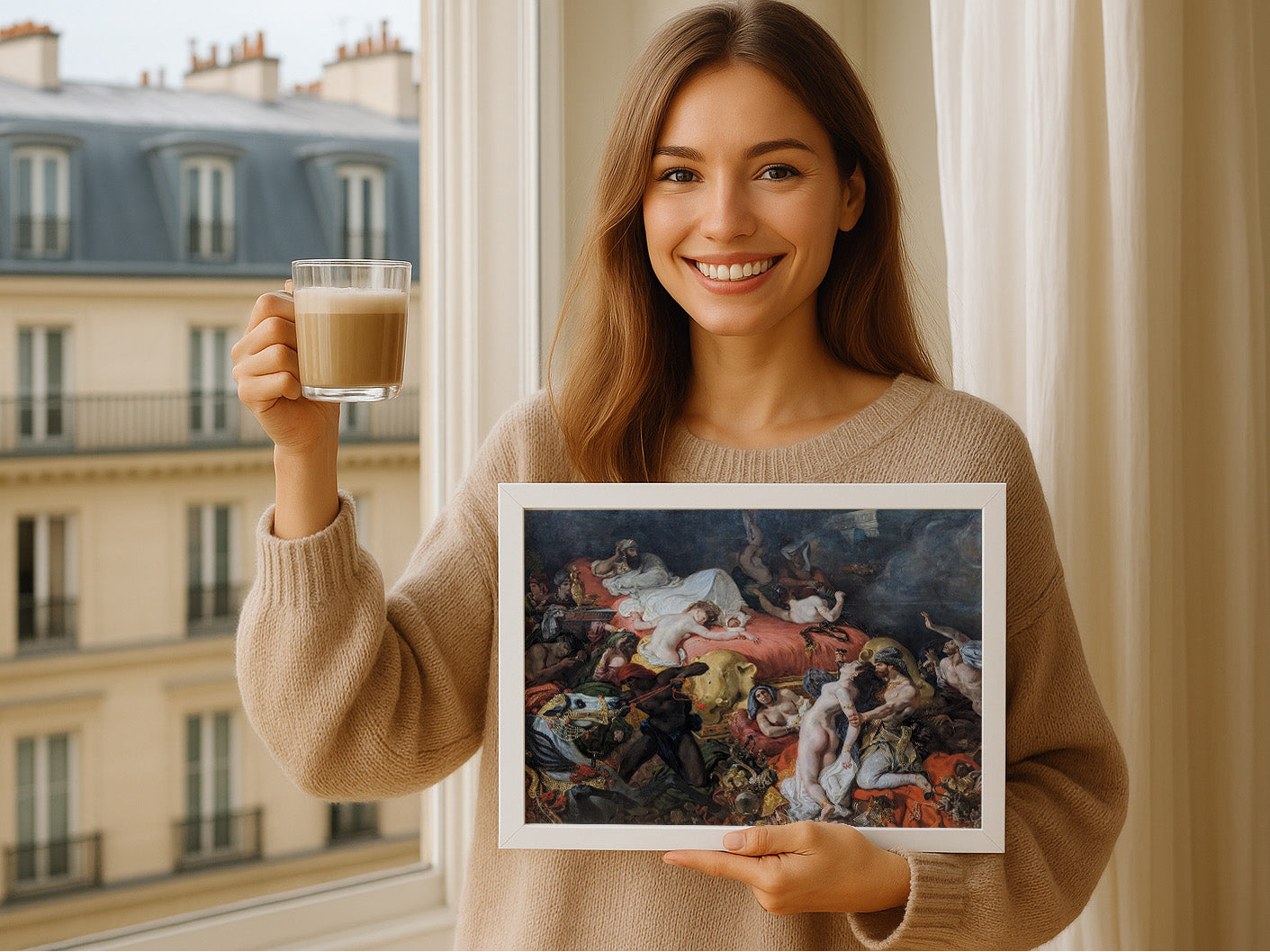 Cuadro de ​La Muerte de Sardanápalo (Eugene Delacroix) - Fine Artic