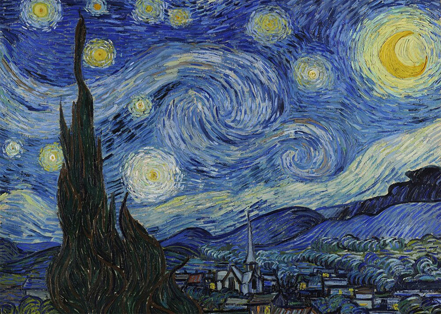 Cuadro ​La Noche Estrellada (Van Gogh)