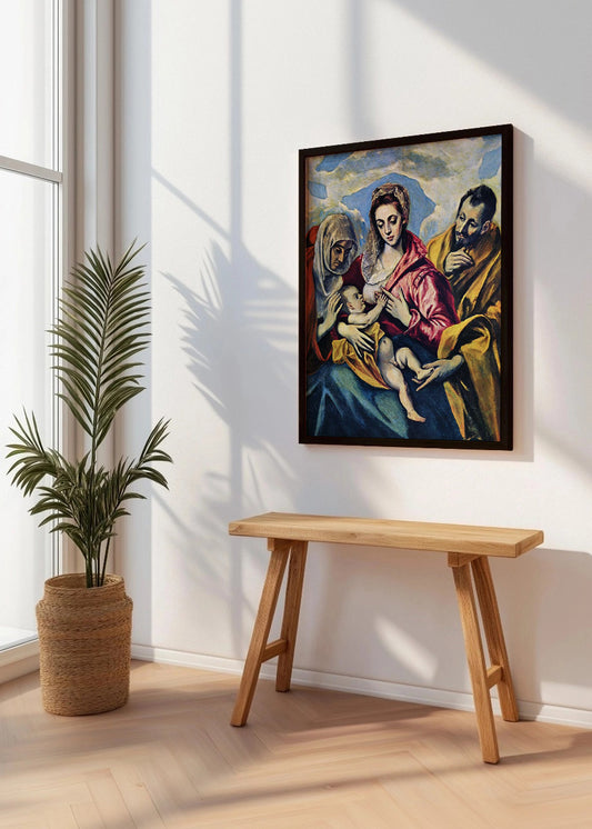 Cuadro ​La Sagrada Familia con Santa Ana (El Greco)