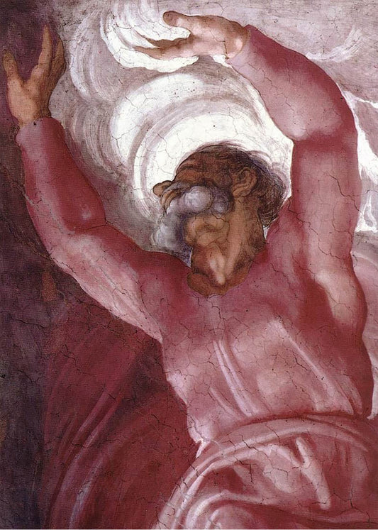 Cuadro ​La Separación de la Luz y las Tinieblas (Miguel Ángel - Michelangelo)