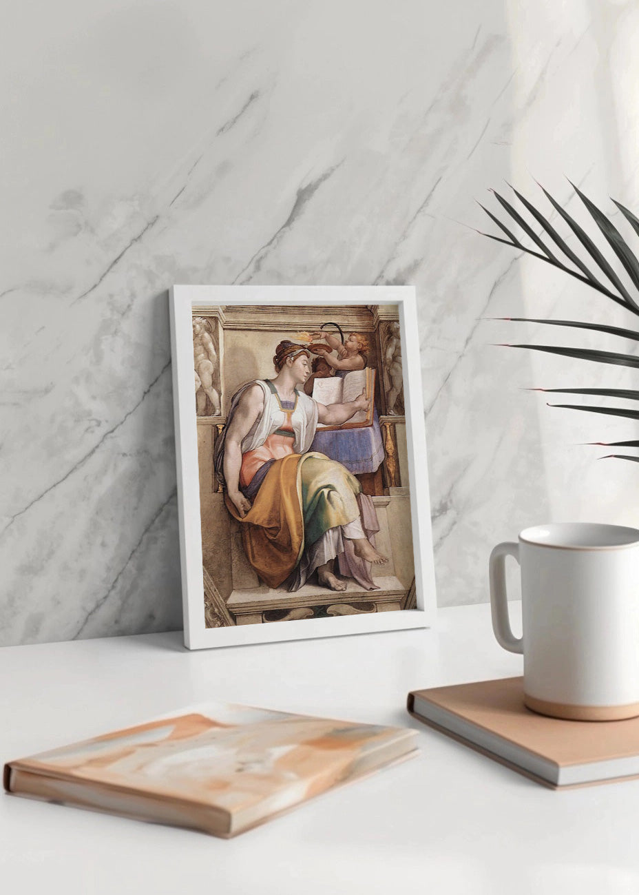 Cuadro ​La Sibila Eritrea (Miguel Ángel - Michelangelo)