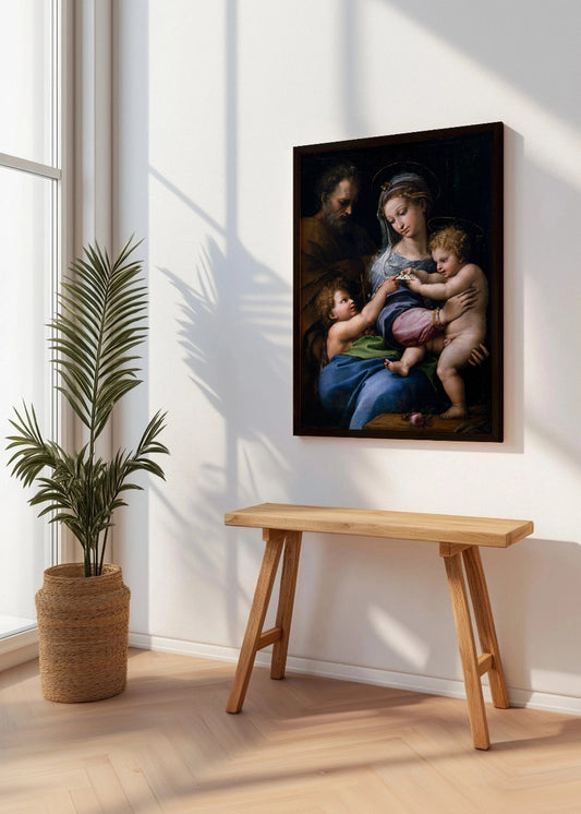 Cuadro ​La Virgen de la Rosa (Rafael Sanzio)