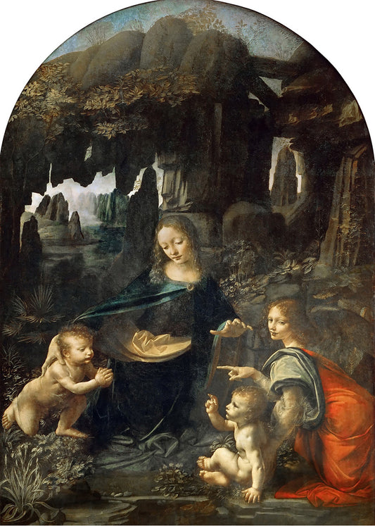 Cuadro ​La Virgen de las Rocas (Leonardo Da Vinci)
