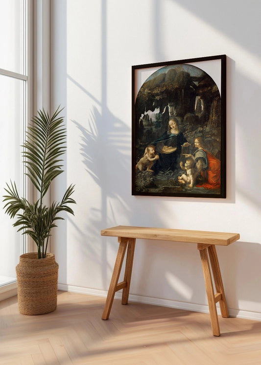 Cuadro ​La Virgen de las Rocas (Leonardo Da Vinci)