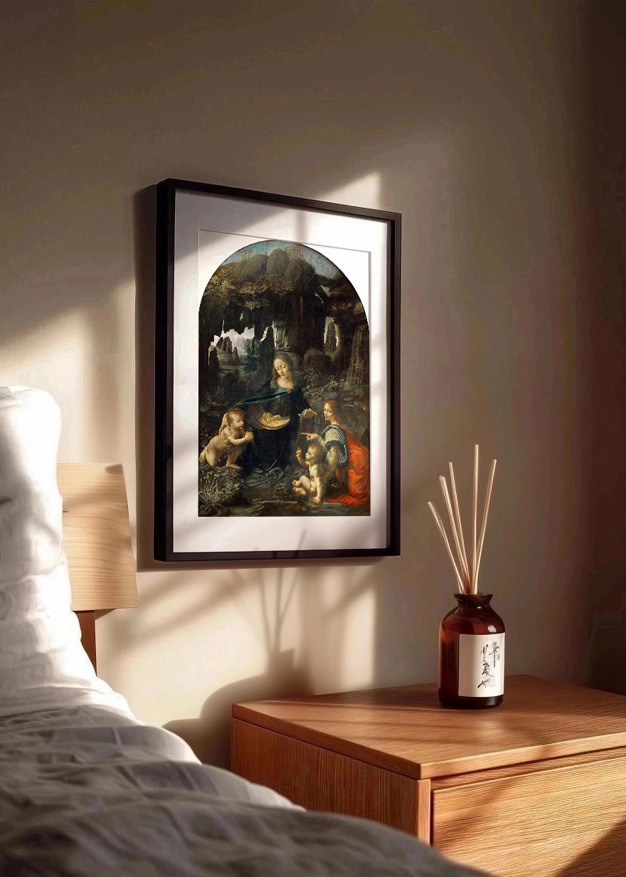 Cuadro ​La Virgen de las Rocas (Leonardo Da Vinci)