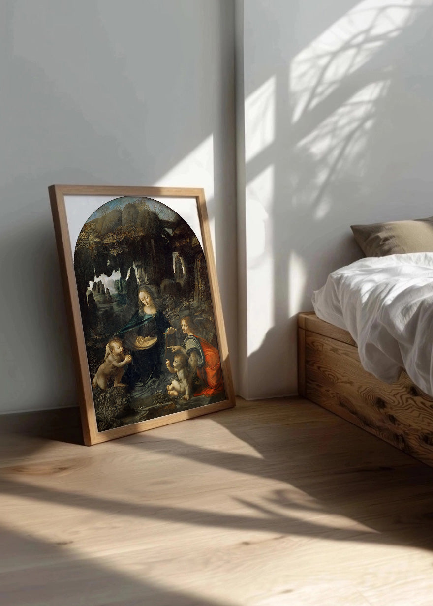 Cuadro ​La Virgen de las Rocas (Leonardo Da Vinci)