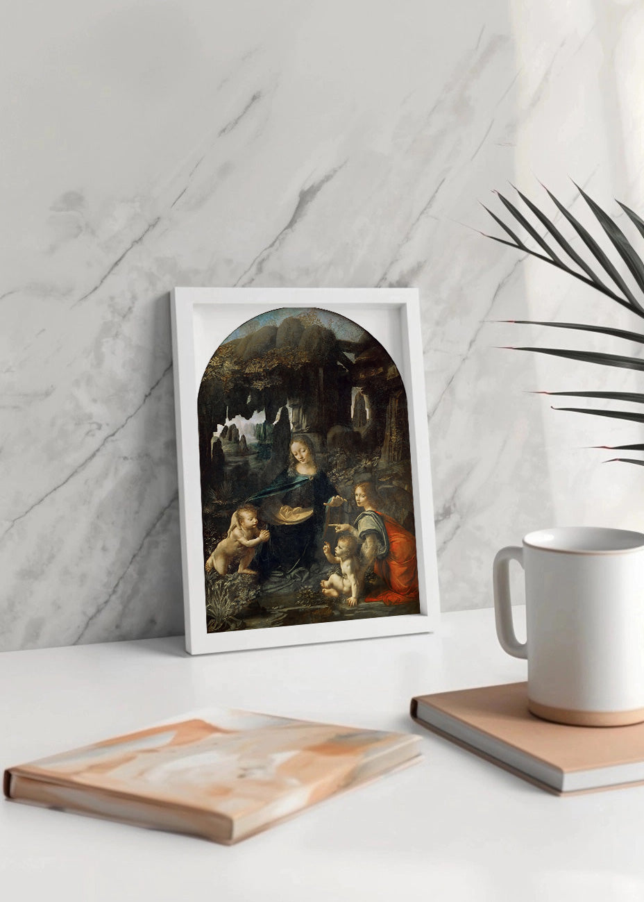 Cuadro ​La Virgen de las Rocas (Leonardo Da Vinci)