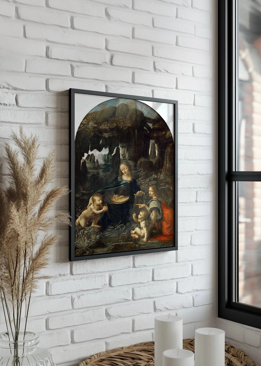 Cuadro ​La Virgen de las Rocas (Leonardo Da Vinci)