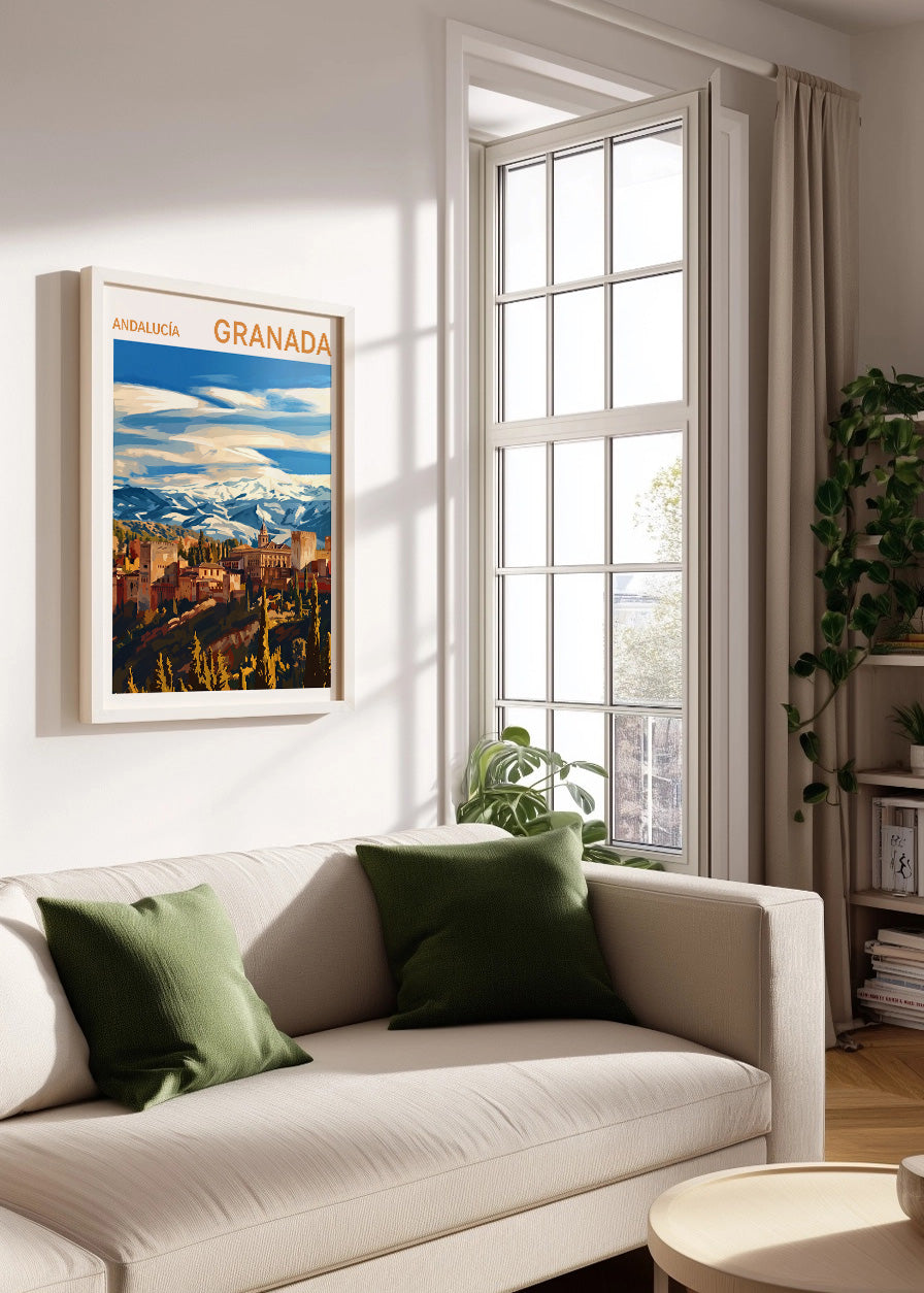 Cuadro La Alhambra de Granada - Gouache_1